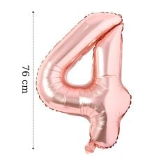 FOLYO RAKAM BALON 34 İNÇ ROSE GOLD 4