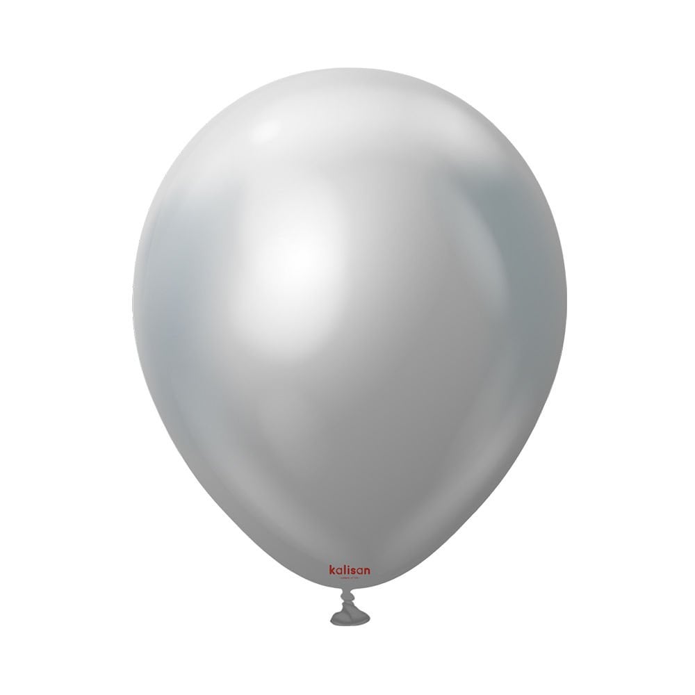 MIRROR (KROM) BALON KALİSAN 12 İNÇ GÜMÜŞ 50'Lİ