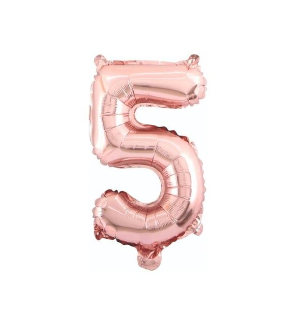 FOLYO RAKAM BALON 34 İNÇ ROSE GOLD 5