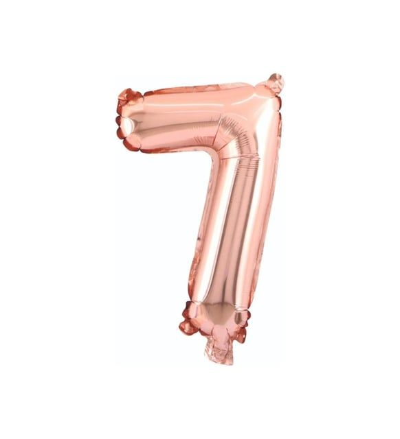 FOLYO RAKAM BALON 34 İNÇ ROSE GOLD 7