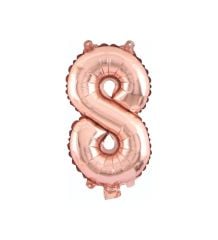 FOLYO RAKAM BALON 34 İNÇ ROSE GOLD 8