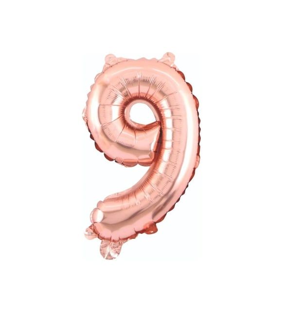 FOLYO RAKAM BALON 34 İNÇ ROSE GOLD 9