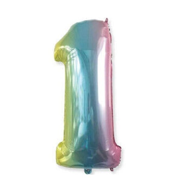FOLYO RAKAM BALON 34 İNÇ RENKLİ 1
