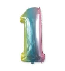FOLYO RAKAM BALON 34 İNÇ RENKLİ 1