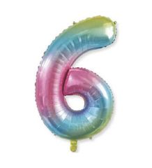 FOLYO RAKAM BALON 34 İNÇ RENKLİ 6