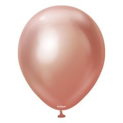 18'' Mirror(Krom Rose Gold) Balon Gül Kurusu 3'lü