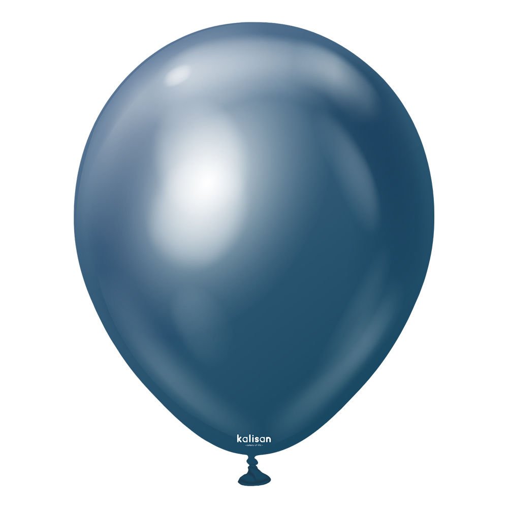 18'' Mirror(Krom) Balon Gece Mavisi 3'lü