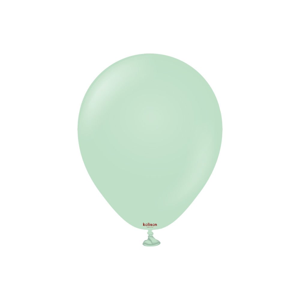 5'' Makaron Balon Mint Yeşili 100’lü