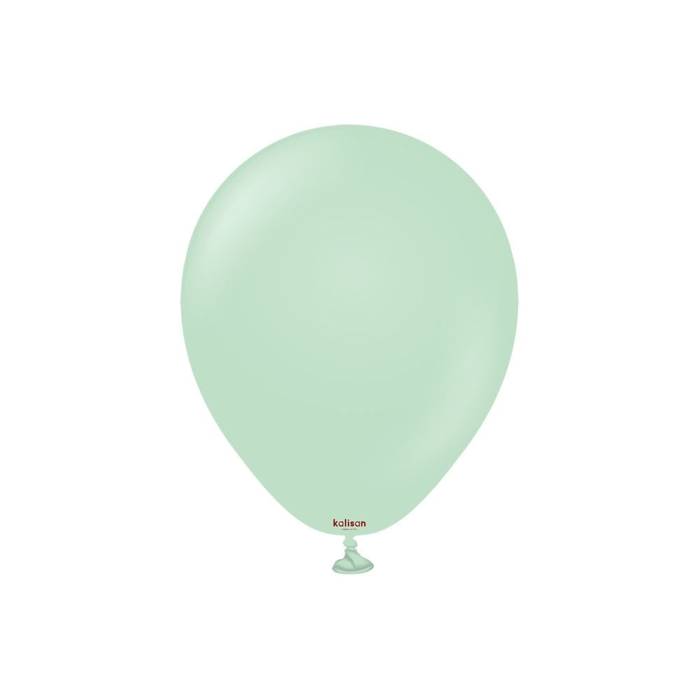 5'' Makaron Balon Mint Yeşili 100’lü