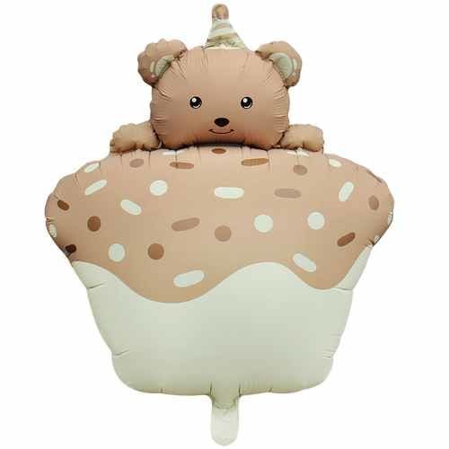 KEK FOLYO BALON RETRO KARAMEL RENK