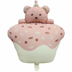 KEK FOLYO BALON RETRO PEMBE RENK