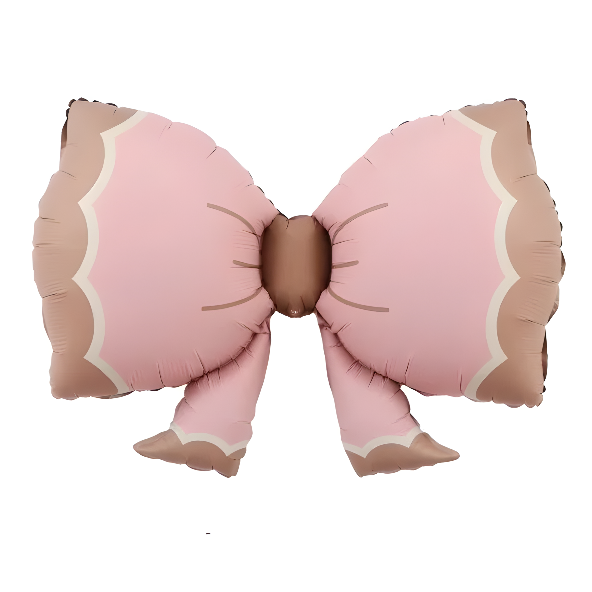 RETRO PEMBE FİYONK FOLYO BALON