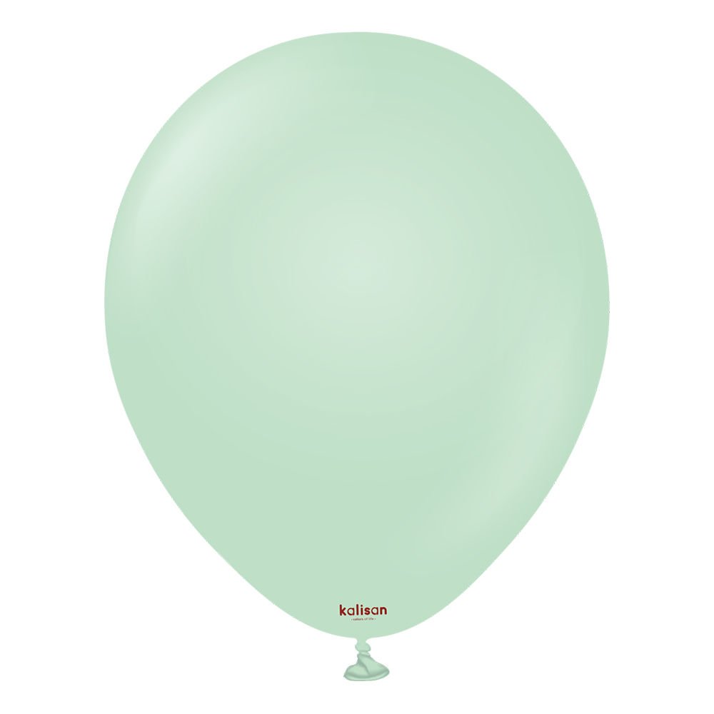 18'' Makaron Balon Mint Yeşili 3'lü