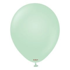 18'' Makaron Balon Mint Yeşili 3'lü