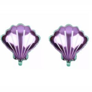 2 Lİ DENİZ KABUĞU(SHEEL) FOLYO BALON MOR