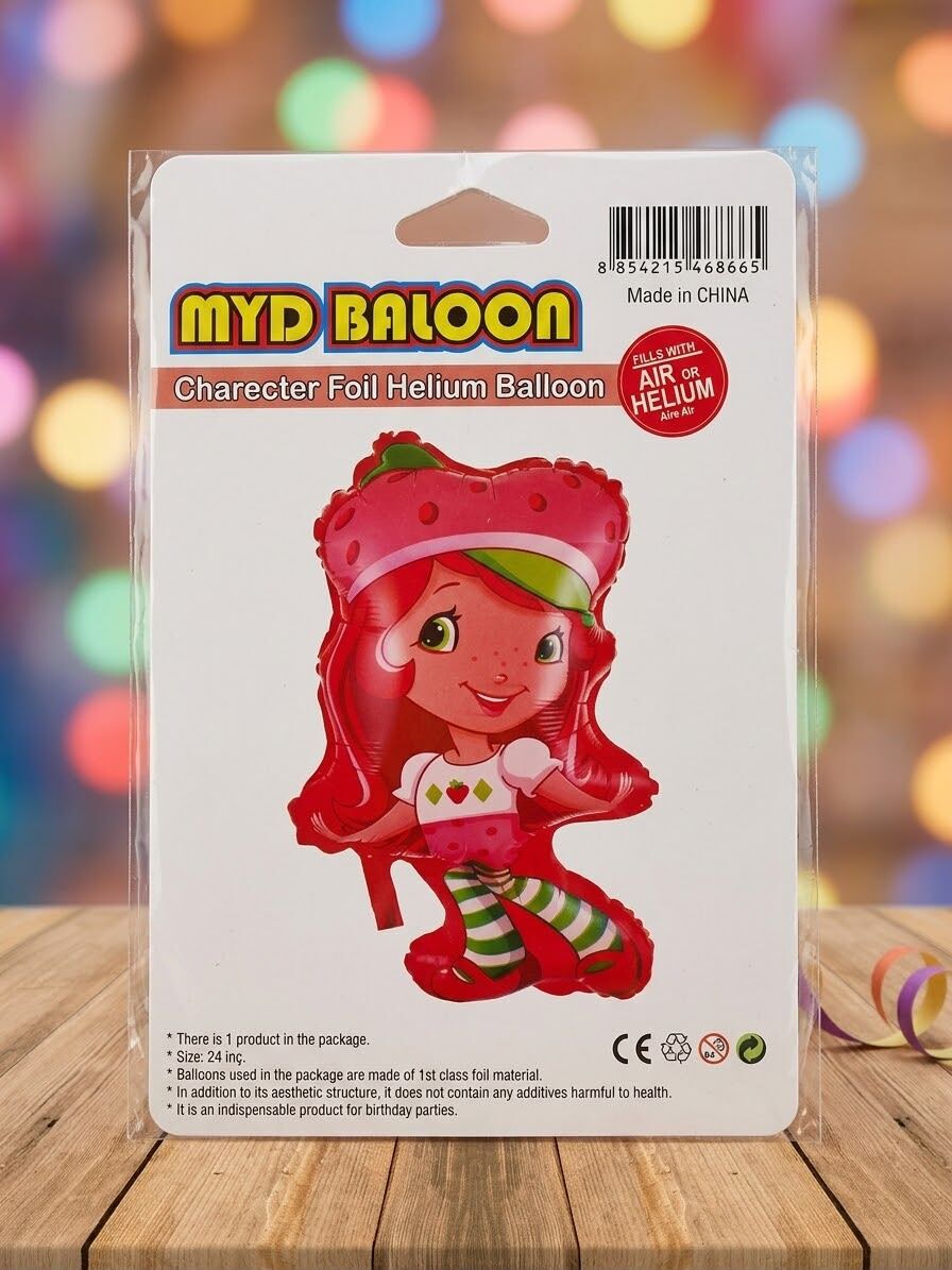 ÇİLEK KIZ FOLYO BALON