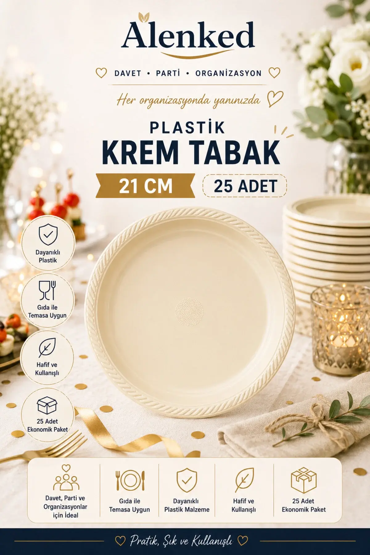 PLASTİK TABAK KREM
