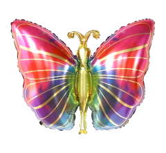 RENKLİ KELEBEK FOLYO BALON 4455