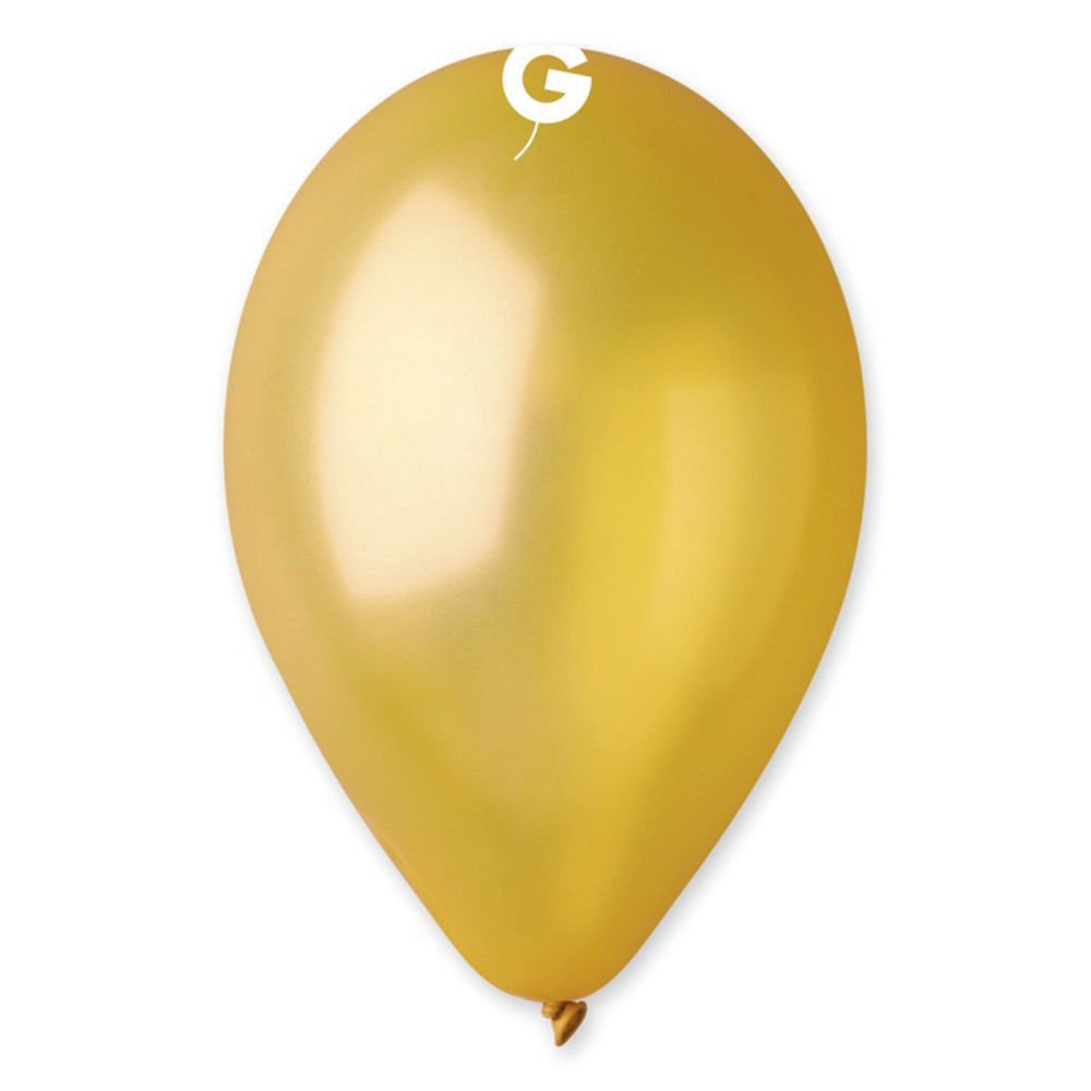 11''METALİK GOLD BALON 100'LÜ