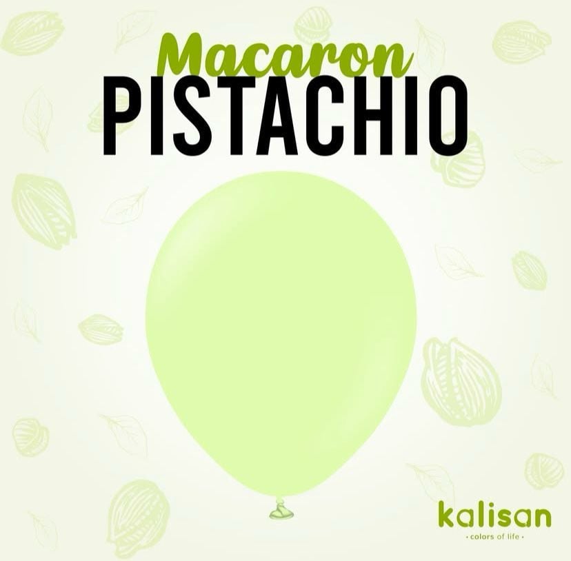 12'' Makaron Balon Pıstachıo 100'lü