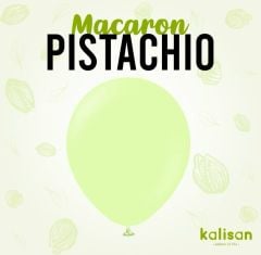 12'' Makaron Balon Pıstachıo 100'lü