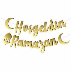HOŞGELDİN RAMAZAN KALİGRAFİ BANNER