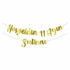 HOŞGELDİN 11 AYIN SULTANI KALİGRAFİ BANNER