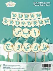 KURAN OKUYORUM PASTA DEKOR SÜSÜ