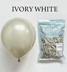 5'' Aura Balon Ivory White 50'li