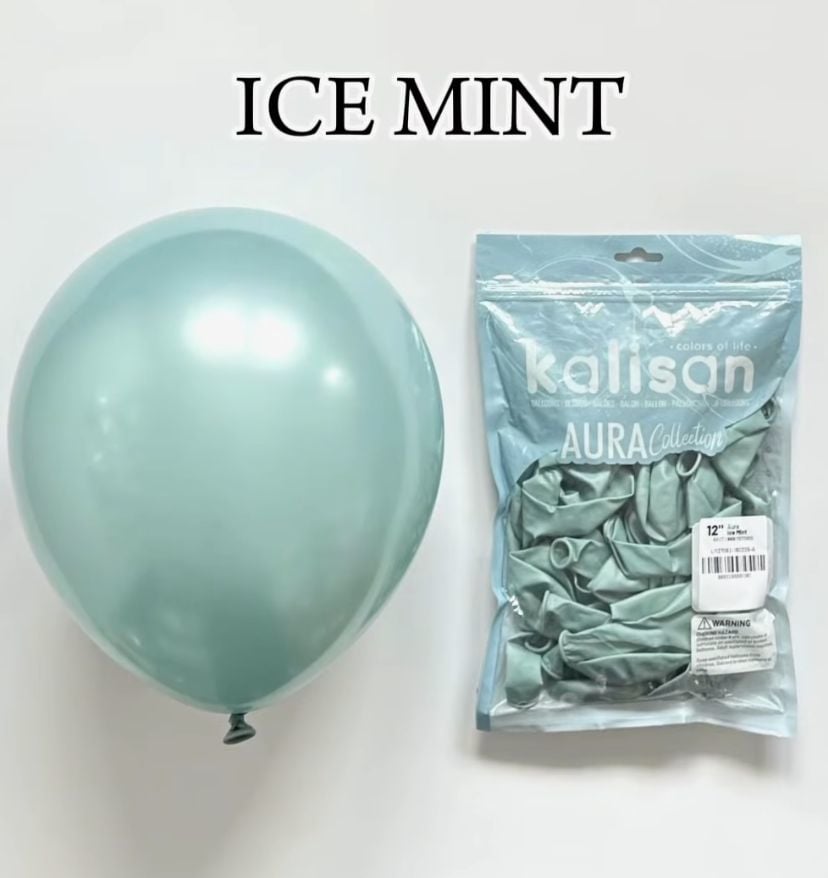 5'' Aura Balon Ice Mint 50'li