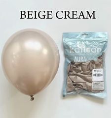 5'' Aura Balon Beige Cream 50'li