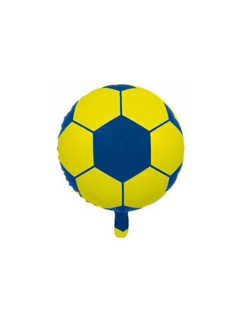 FUTBOL TOPU FOLYO BALON SARI-LACİVERT 18''