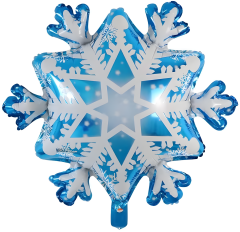 KAR TANESİ ALTI OKLU FOLYO BALON MAVİ