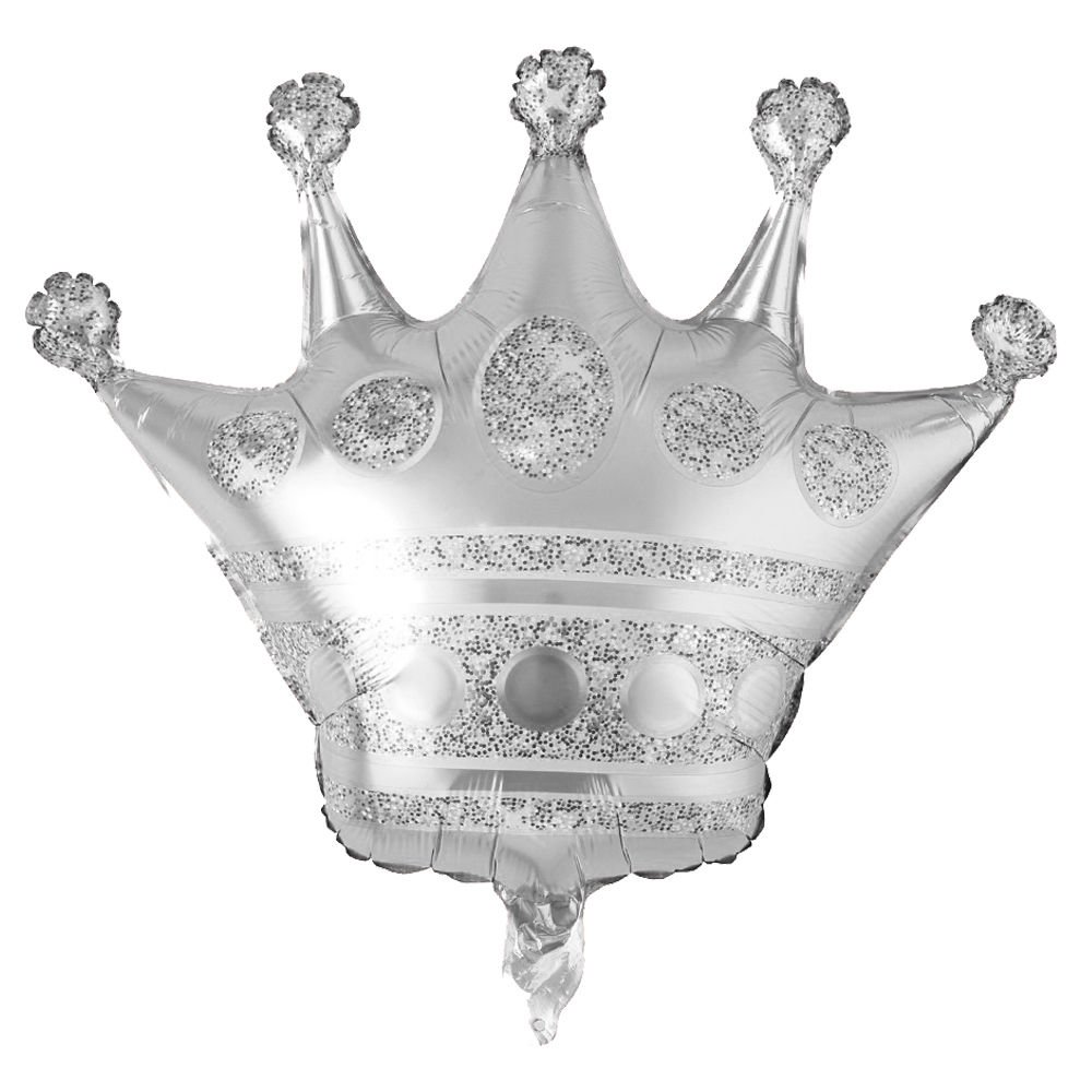 TAÇ FOLYO BALON GÜMÜŞ 30İNÇ