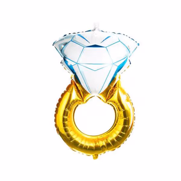 YÜZÜK FOLYO BALON GOLD 34 İNÇ