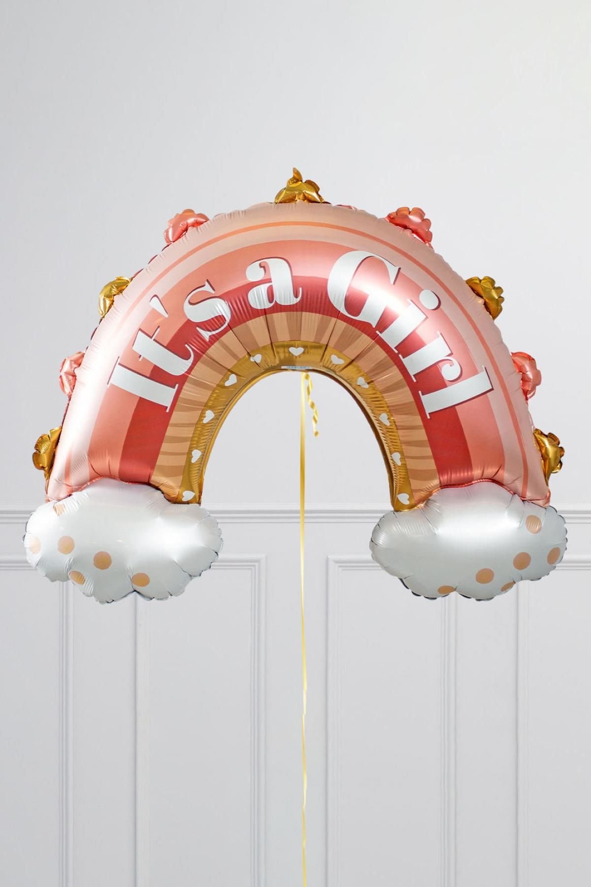 İTS A GİRL GÖKKUŞAĞI FOLYO BALON