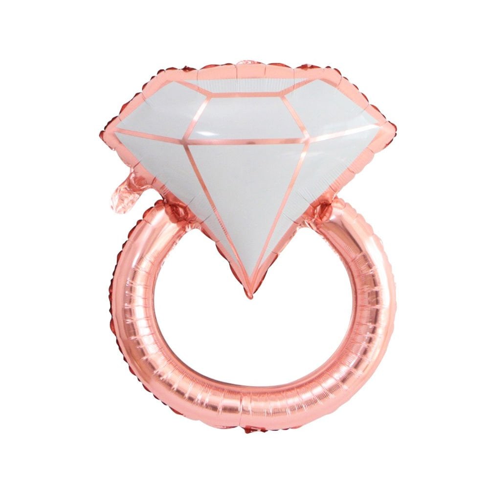 YÜZÜK FOLYO BALON ROSEGOLD 32İNÇ