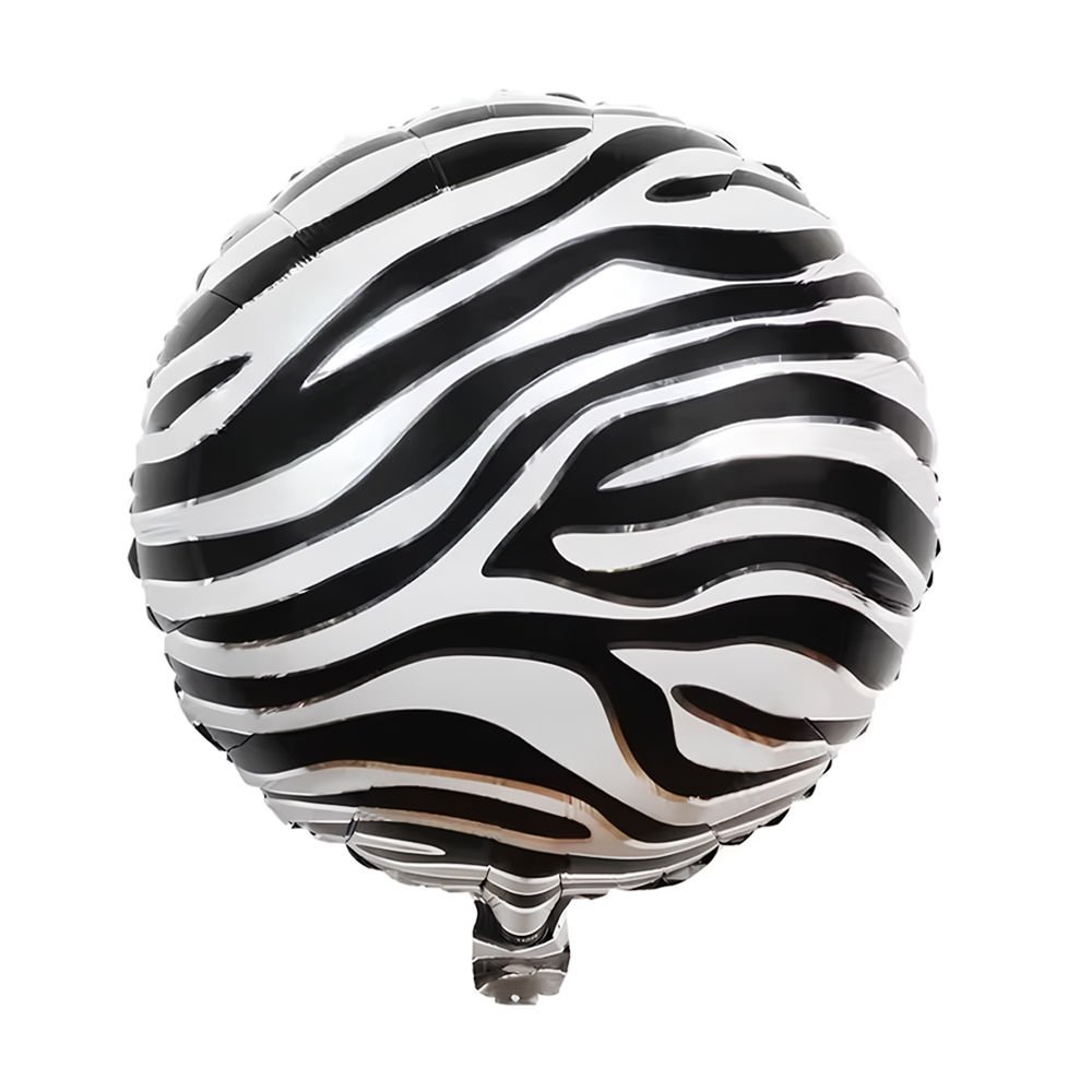 ZEBRA DESEN FOLYO BALON 22İNÇ