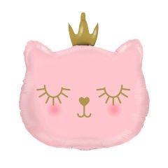 KEDİ FOLYO BALON PEMBE 30İNÇ
