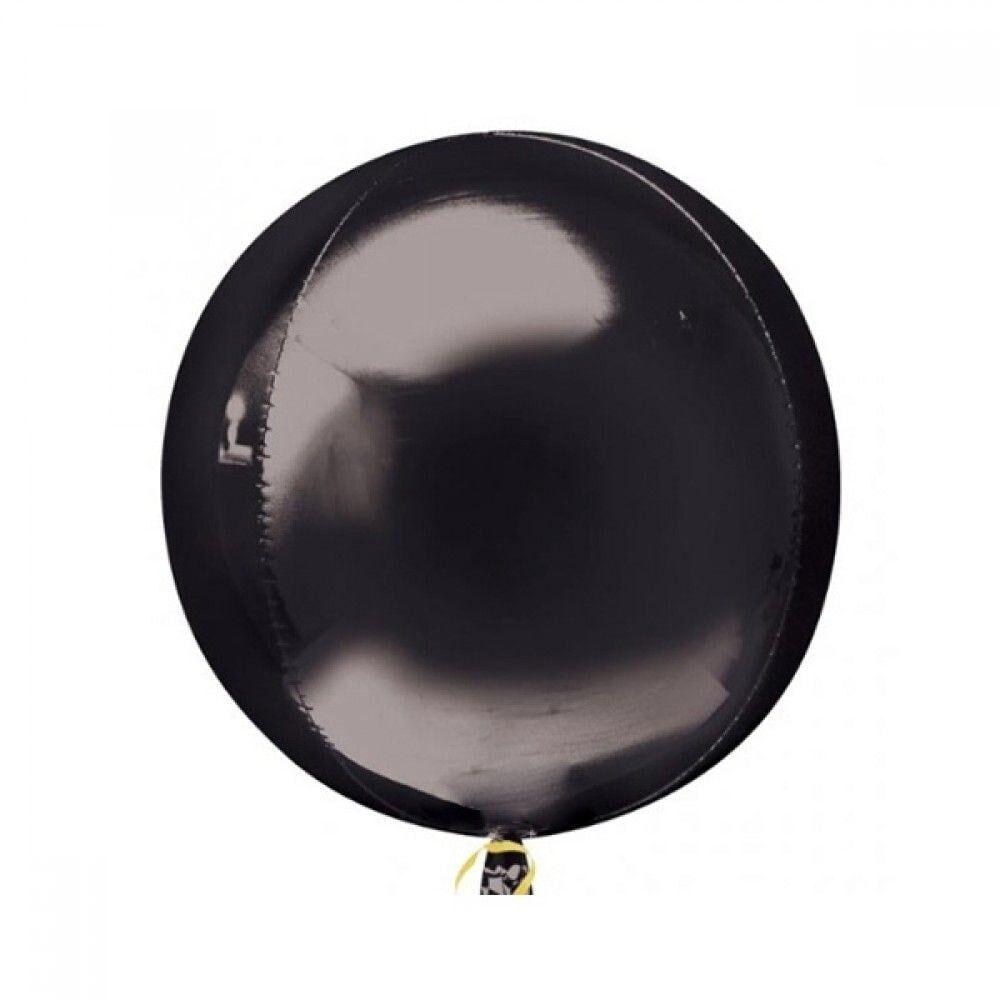 KÜRE FOLYO BALON SİYAH 22 INC