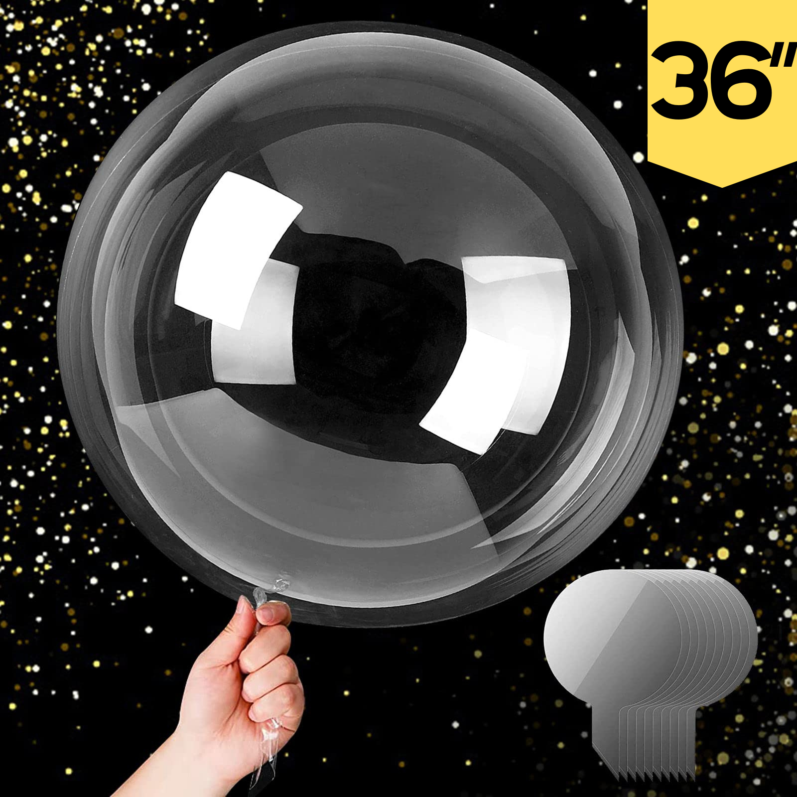 36'' ŞEFFAF BOBO BALON