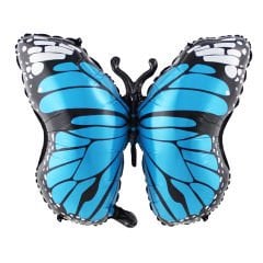 KELEBEK FOLYO BALON MAVİ 28İNÇ