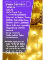 GÜNIŞIĞI 50 CM  SARKIT SAÇAK LED