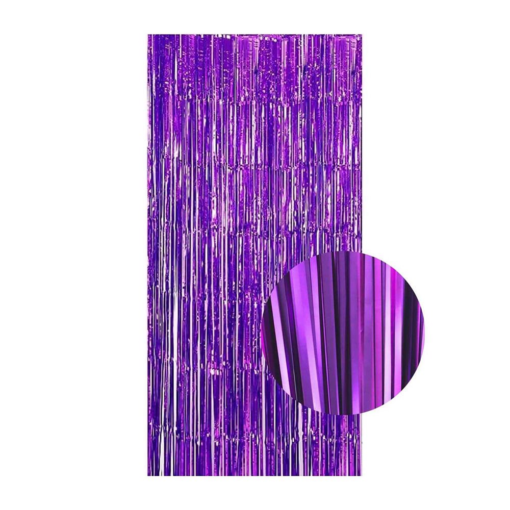 RAFYA KAPI PERDESİ LİLA