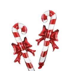 KURDELELİ BASTON FOLYO BALON 4844