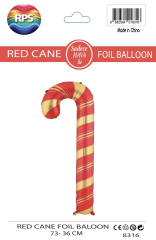 KIRMIZI GOLD BASTON FOLYO BALON 8316