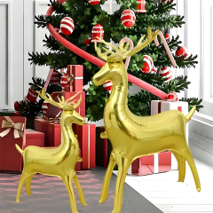 BÜYÜK GOLD AYAKLI GEYİK FOLYO BALON 4769