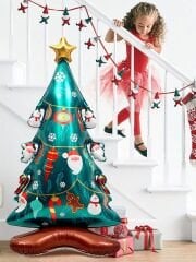 AYAKLI ÇAM AĞACI FOLYO BALON 120 CM 8279