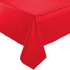 PLASTİK MASA ÖRTÜSÜ KIRMIZI
