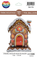 AYAKLI ÇİKOLATA EVİ FOLYO BALON 8262